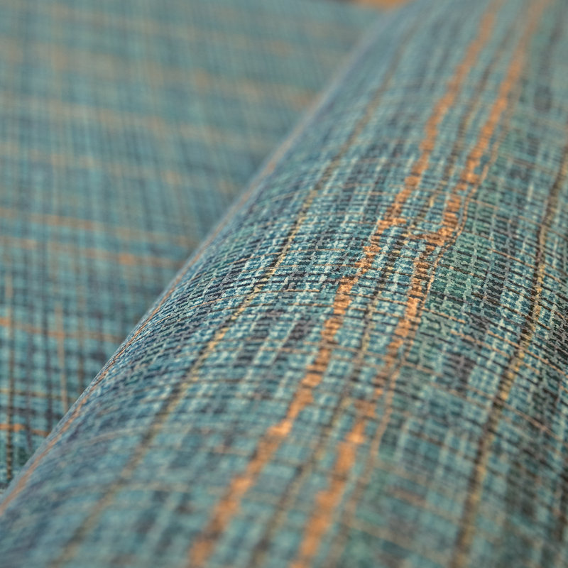 Pepper Fondo Wild Grass Effect Wallpaper Roll, Teal