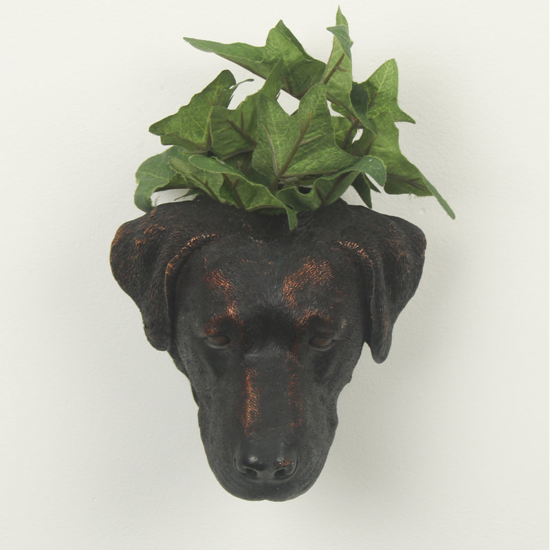 Izabella Handmade Wall Planter, Black