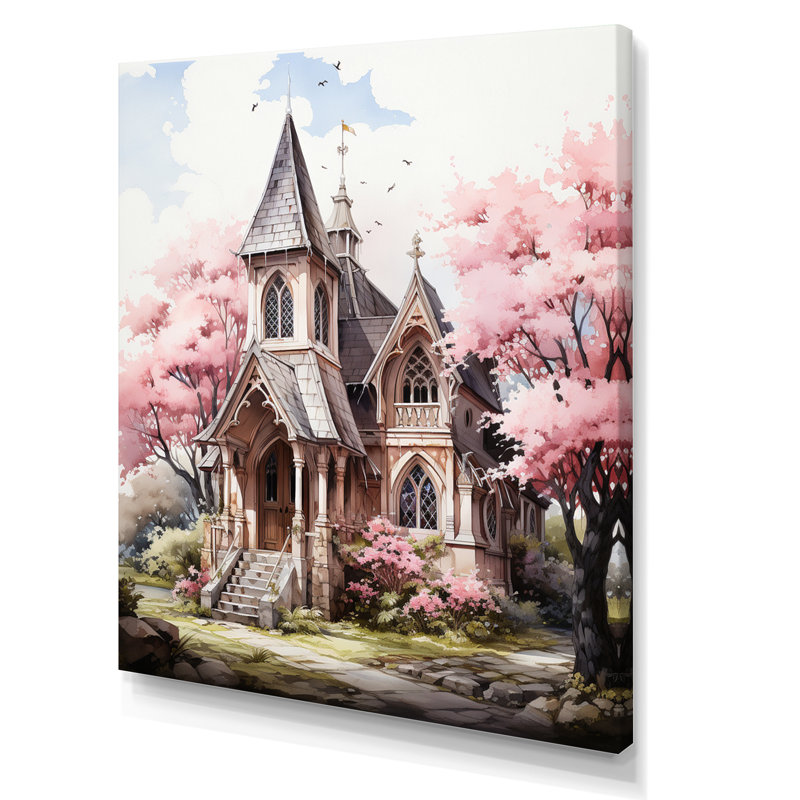 «Forever Yours Wedding Chapel», reproduction sur toile, H 32 po x l 16 po, Toile tendue