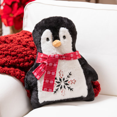 Coussin 18 po, pingouin