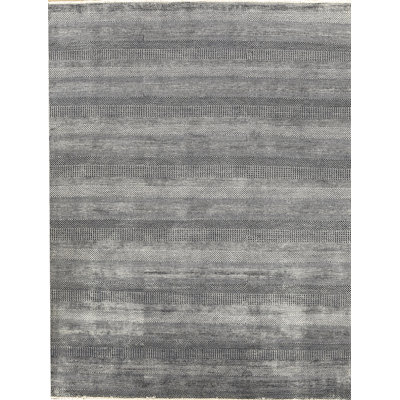 Hand-Knotted High-Quality Aqua Area Rug