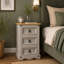 Moresby 35 cm W Solid Wood Bedside Table