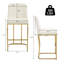 Tabouret de bar moderne de 24 po de hauteur avec structure en métal (ensemble de 2)-109379951-124553377