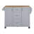 K&K Rolling Kitchen Island With Storage-1198957749