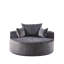 Canapé Fluffy en chenille moderne, sans assemblage, parfait pour les espaces de vie