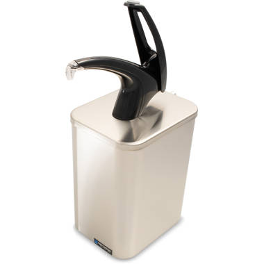 San Jamar Stainless Steel Condiment Pump Box for One Gallon