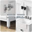 Meuble-lavabo simple autoportant de 30 po avec plateau en pierre reconstituée Abramowitz