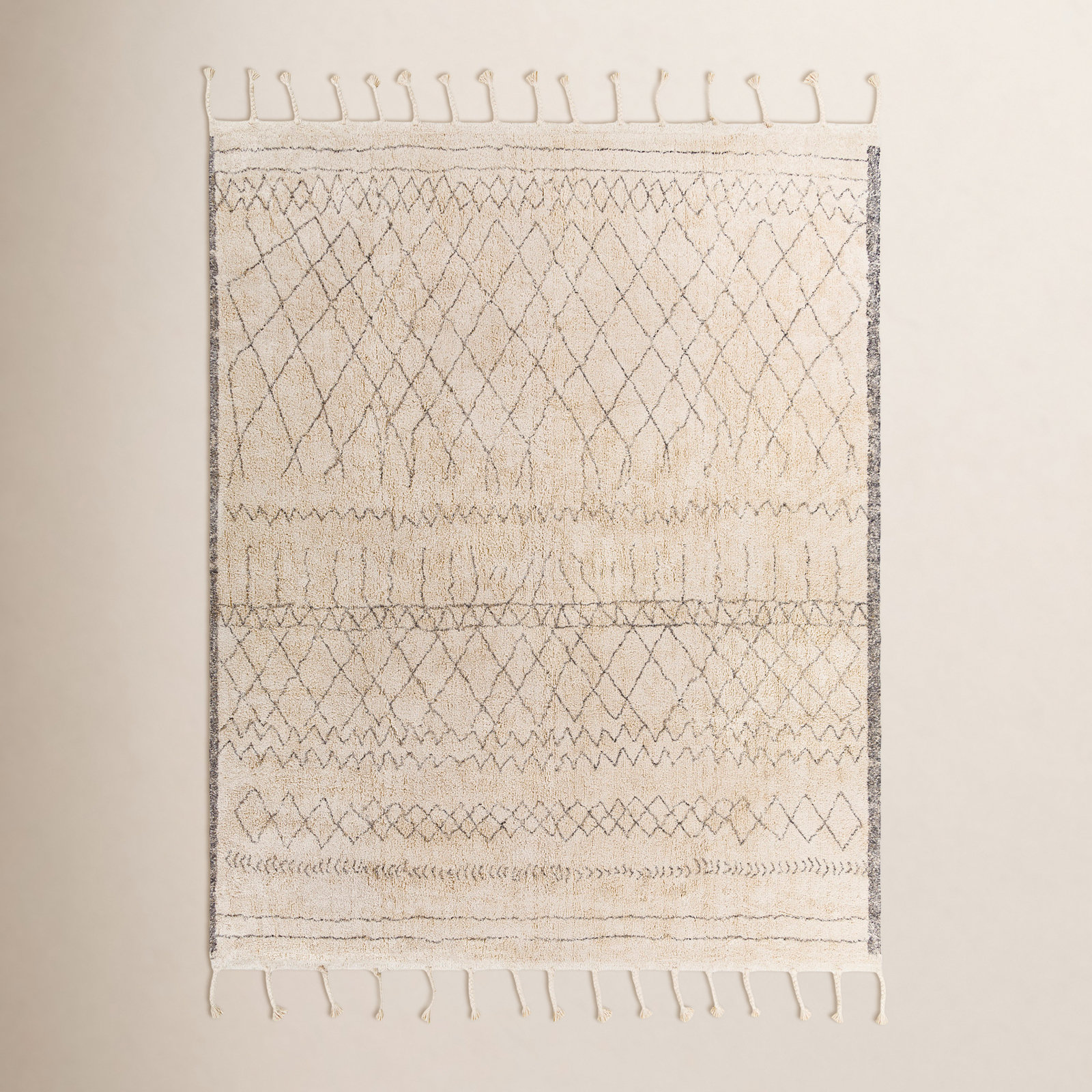 Clover Moroccan Rug, Rectangle 5' x 7'6"