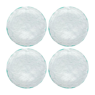 Service de vaisselle en verre rond de 7,75 po (ensemble de 4)