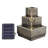 Weather Resistant Floor Fountain with Light