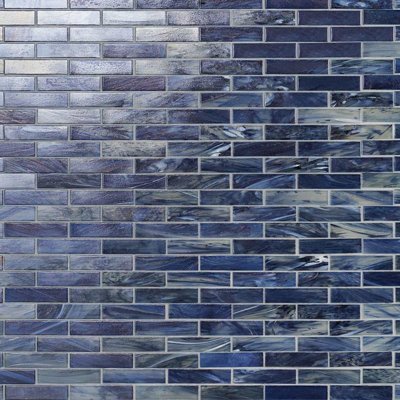 Artwater Iridescent Polished Glass Mosaic Tile
