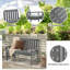 Banc de jardin en PEHD Aninye
