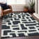 Premium Machine Washable Prisco Black Rug