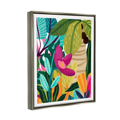 " Island Thicket Bold Tropical Plants " by June Erica Vess