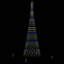  LED Christmas Tree 160 x 160 x 500 cm Metal-1087564529