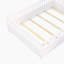 Lit double pleine grandeur, fabrication intégrale avec barrière de très haute sécurité, porte, base de lit pour enfants, lit en bois pour enfants Montessori, lattes de soutien blanches-1158543079-1158543078