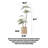 Artificial Jacaranda Marble Flower Pot