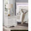 Mobilier de chambre à coucher de style traditionnel avec table de chevet 1 pièce et 3 tiroirs