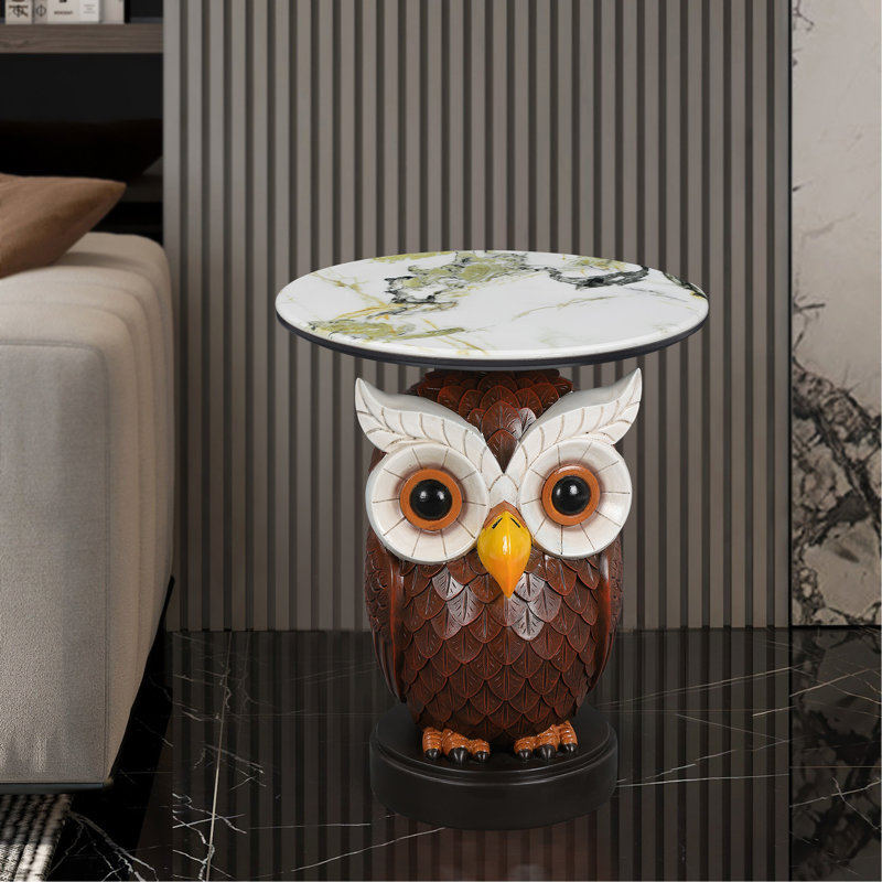 Table d'appoint hibou