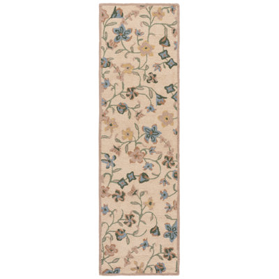 Chelsea Hand Tufted Wool; Cotton Abstract Indoor Rug