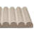 Serata Harmona Parchment 4.5 in. x 9 in. Matte Porcelain Fluted Wood Look Wall Tile-108776942