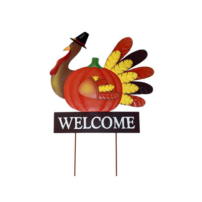 Metal Thanksgiving Decoration