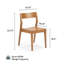 Chaise en bois massif Linzy-88616859