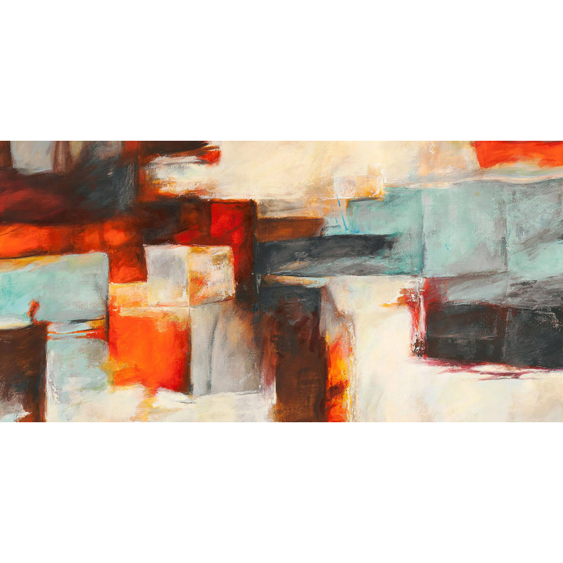 Avalanche by Jim Stone - Wrapped Canvas Painting, 70cm H x 140cm W x 4cm D
