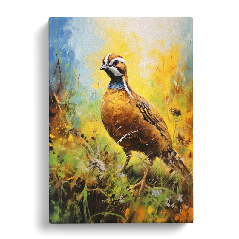 Partridge Impressionism - Wrapped Canvas, 60cm H x 40cm W x 3cm D