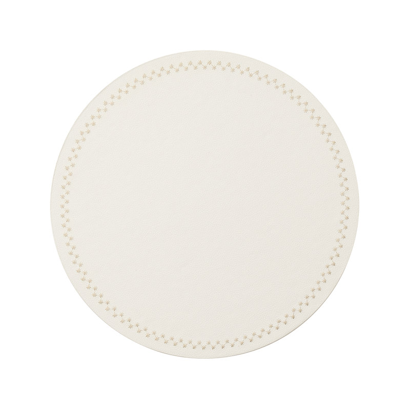 Starry Night Placemat, White/Gold