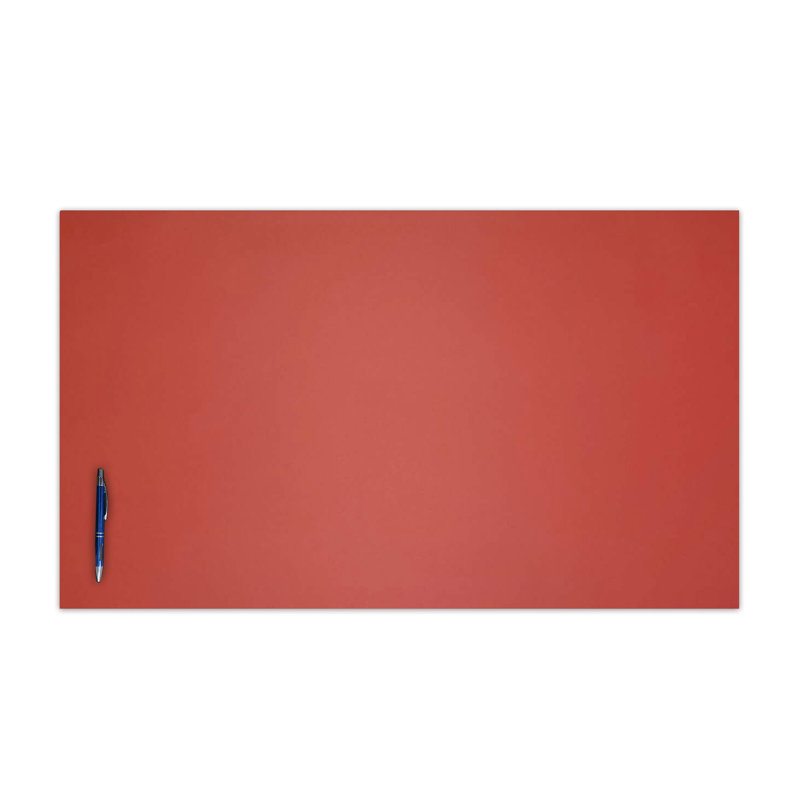 Sous-main Creekden, Rose rouge, H 20 po x l 34 po