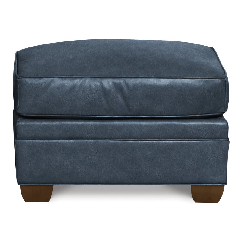 Repose-pieds American Bungalow 28 "Hillcrest, La Havane, Cuir véritable Saloon