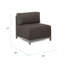 Housse pour chaise à coussins carrés-614349546