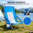  Camping Chair - Folding Outdoor Chair with Mesh Back, Cup Holder, Heavy Duty 250 LBS, Portable with Carry Bag for Beach Picnic-445243476