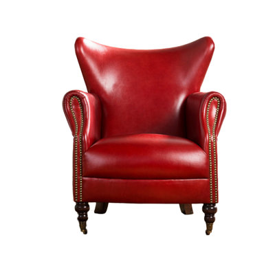 Taryiah Faux Leather Accent Chair