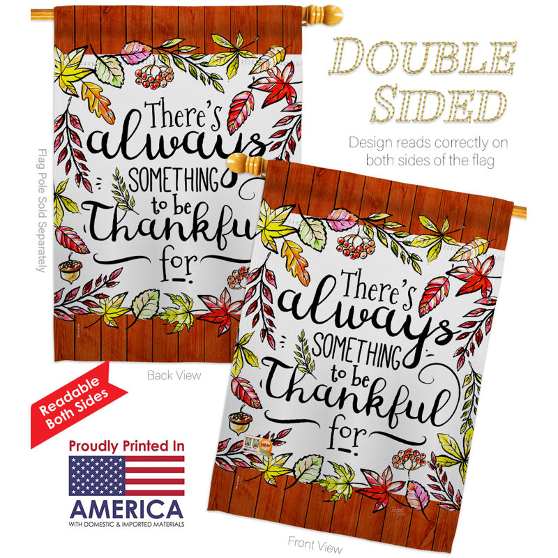 Drapeau de maison à 2 côtés en polyester / mélange de polyester 40 x 28 po