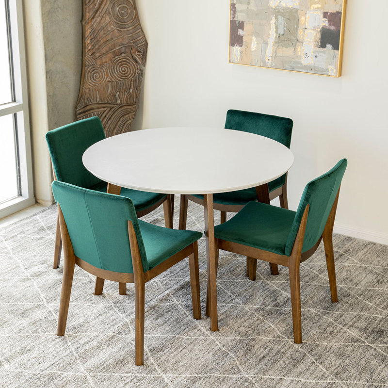 Ensemble repas pour 4 personnes Ailston, Vert