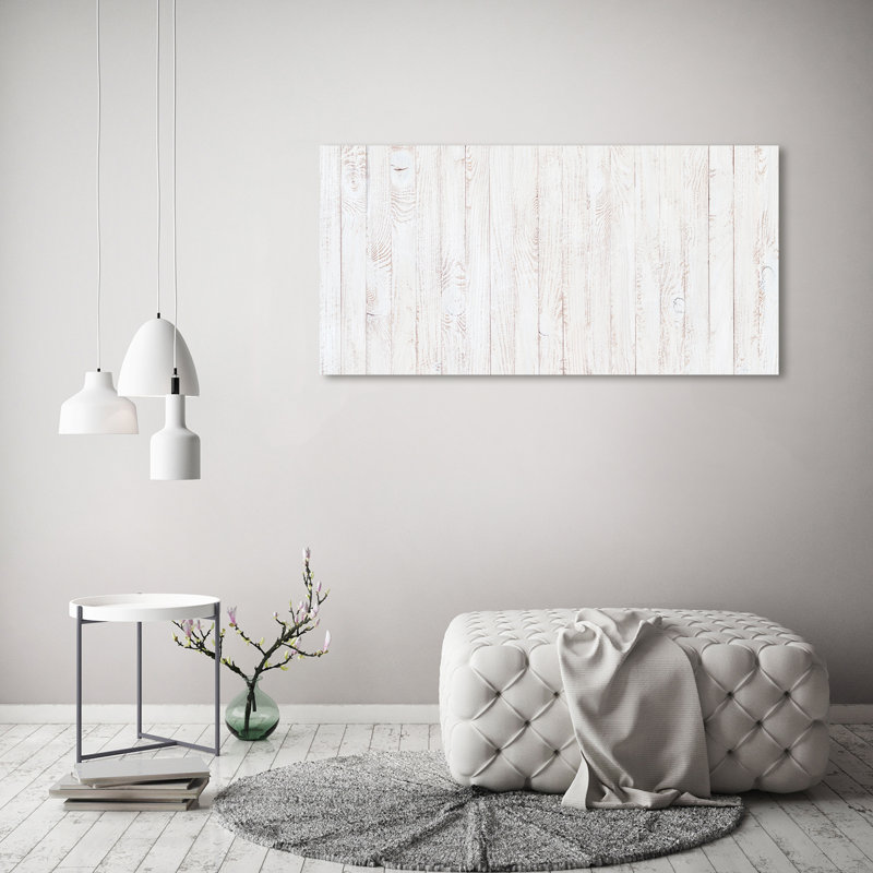 Wooden Background - Wrapped Canvas Print