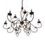 Lustre empire 9 lumières de style bougie Aemelia