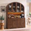 Grand garde-manger arqué 75,8 po avec DEL et station de charge-780518050
