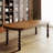 Brown Rectangular Solid Wood Dining Table-227828734