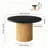 Charleily 47.2'' Solid Wood Round Dining Table-125939338