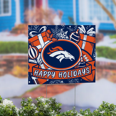 Enseigne de cour Denver Broncos, fête