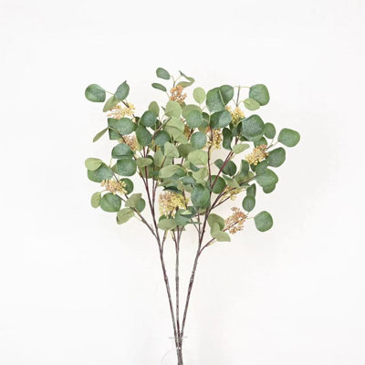 36" Artificial Eucalyptus Berry Branch For Vase Filler, Farmhouse Long Stem For Wedding Party Home Office Table Centerpiece Shelf Decorations