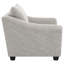 Chaise rembourrée Rajrani Boucle gris clair
