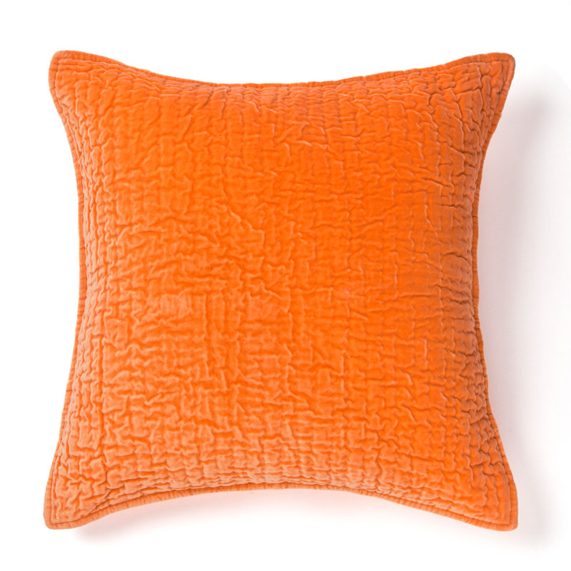 Ethan Square Pillow Cover & Insert, Orange