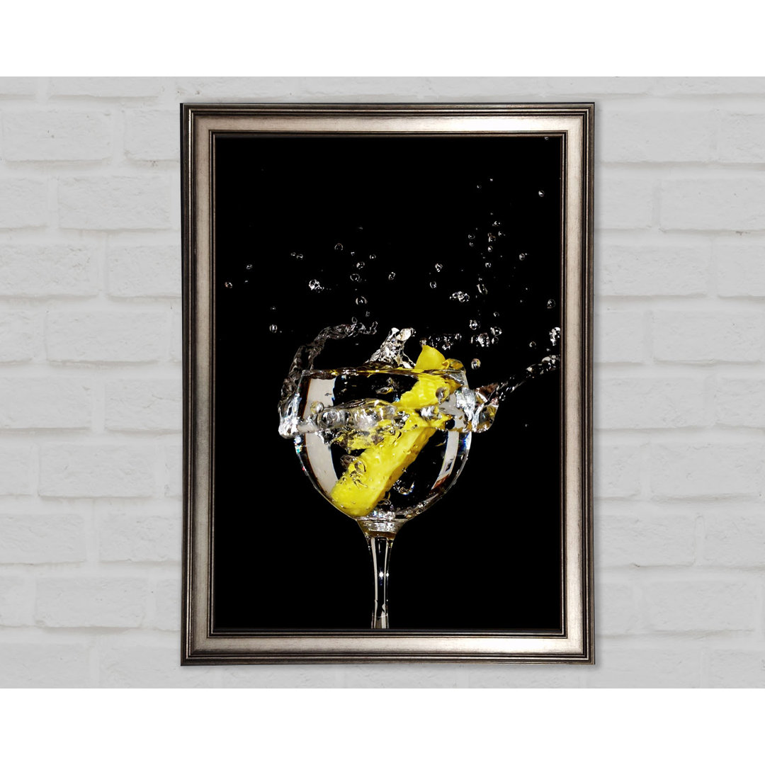 Gin And Tonic Lemon Splash - Drucken