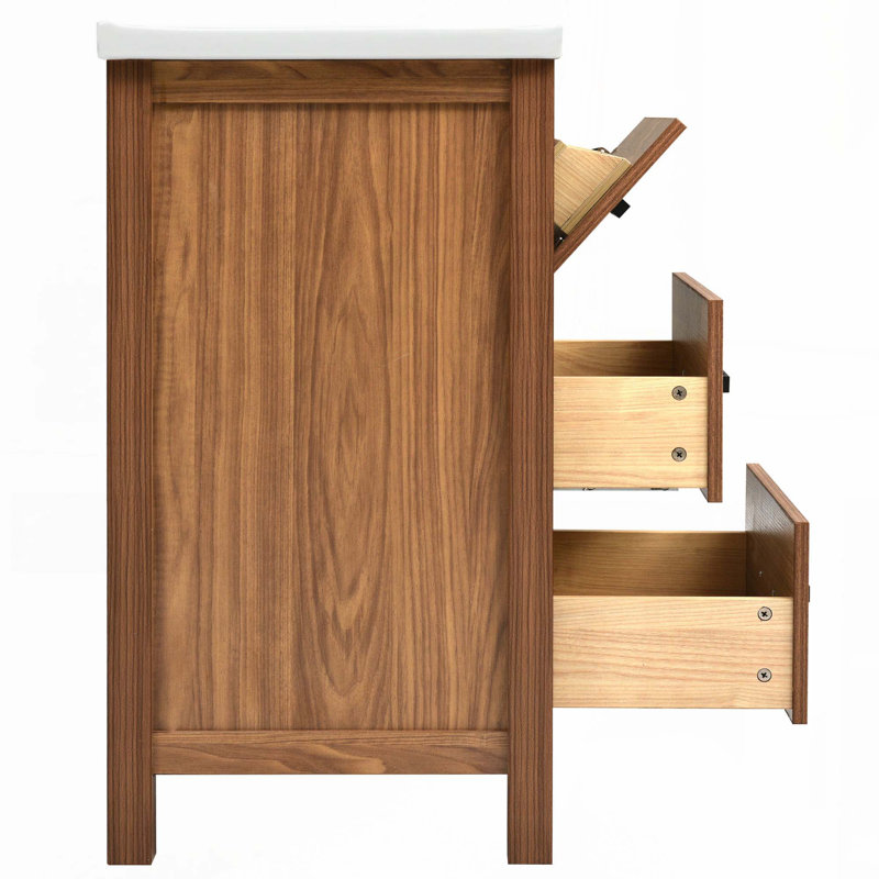 Meuble-lavabo 24 po avec lavabo en céramique