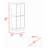 Rectangle Kitchen Pantry Light Oak And White