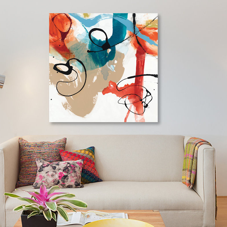 " Fabricate I " Print, 18" H x 18" W x 1.5" D, Wrapped Canvas, No Mat